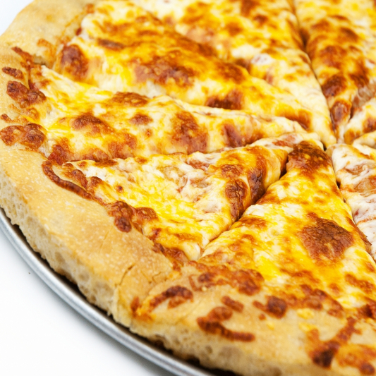 Fresh hand-tossed pizza at Pizza Time Calgary